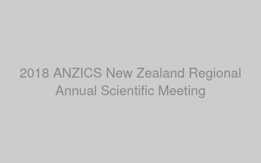2018 ANZICS New Zealand Regional Annual Scientific Meeting
